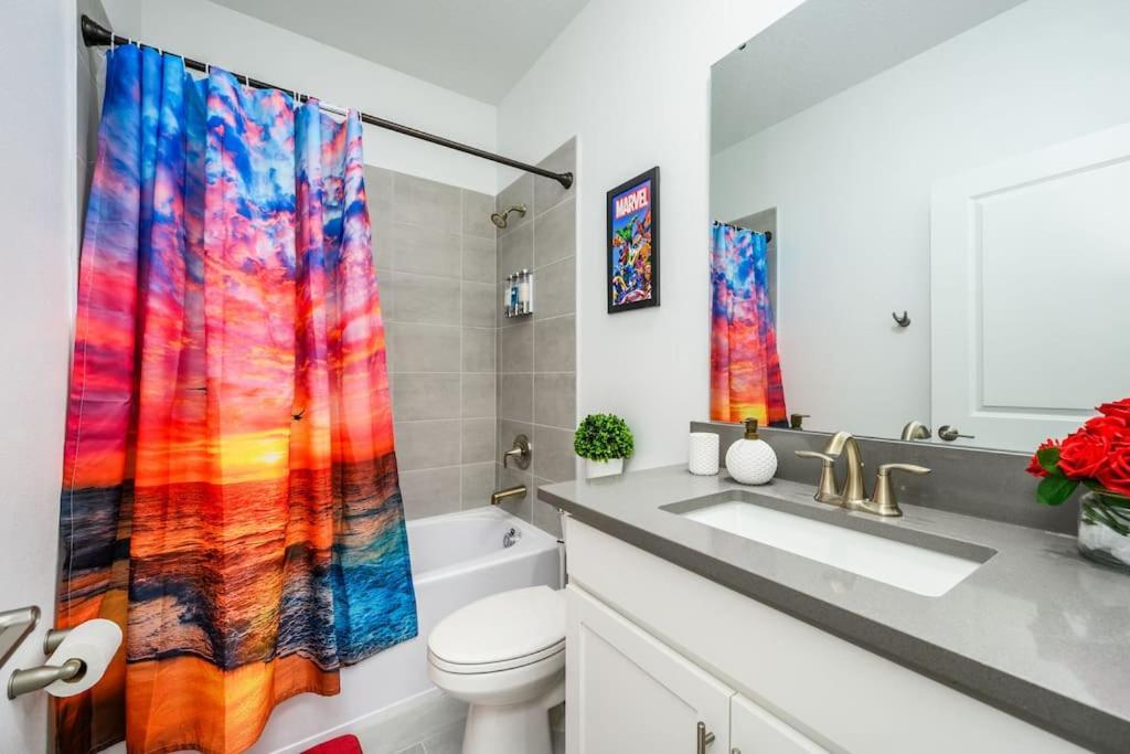 Close To Disney & Other Theme Parks,Private Heated Poolspa, Bbq & Game Rm Kissimmee Ngoại thất bức ảnh